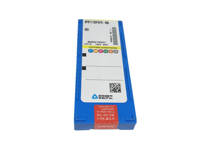 알루미늄은 색깔 APKT1135PDFR-MA H01를 위한 KORLOY 탄화물 삽입
